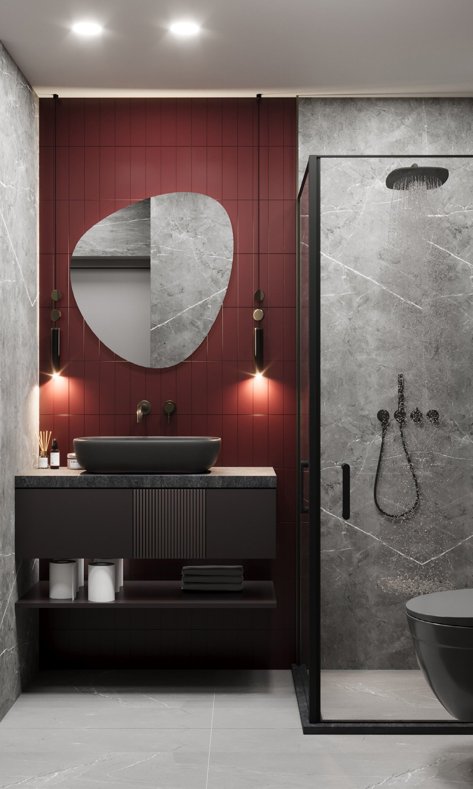 2+1 daire, banyo