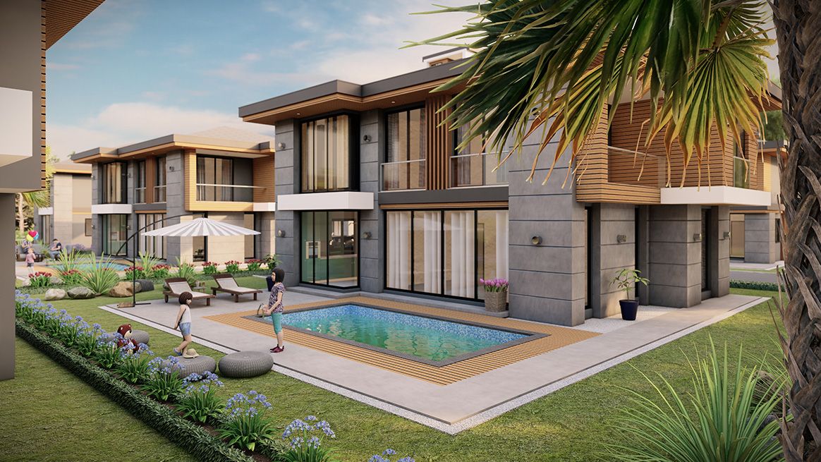 Pearl Of YKY villası ve havuzu